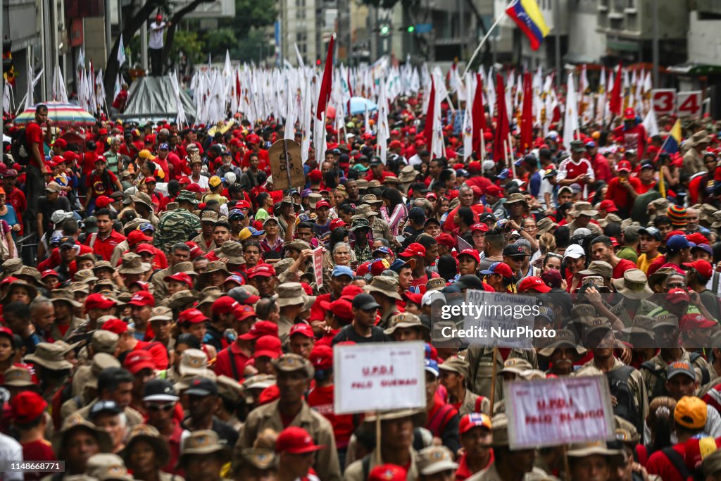 March Of Chavismo In Support Of CLAP