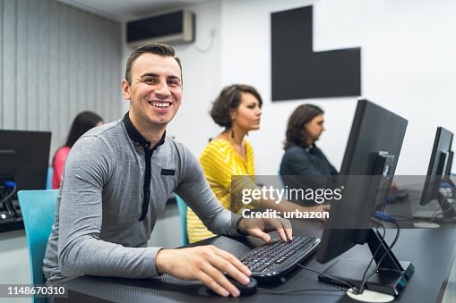 Young People In Programming School High-Res Stock Photo - Getty Images