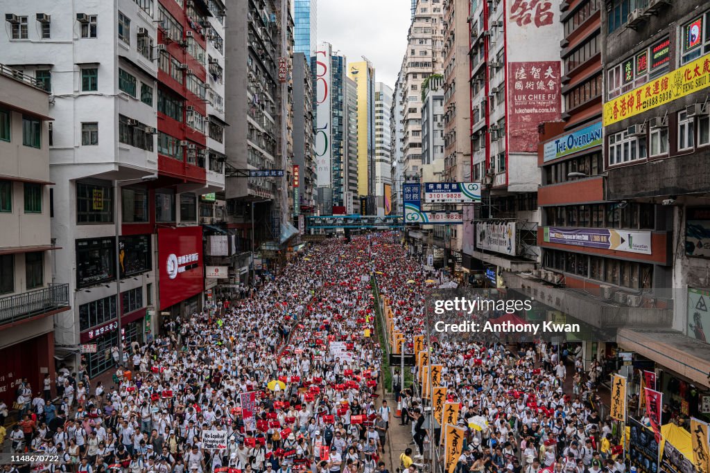 Hong Kongers Protest Over China Extradition Law