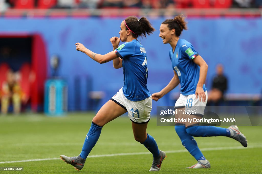 Australia v Italy: Group C - 2019 FIFA Women's World Cup France