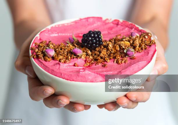 smoothie skål - smoothie bildbanksfoton och bilder