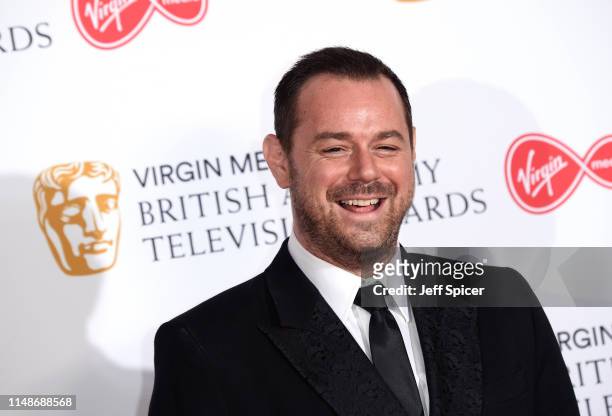 Danny Dyer the Press Room at the Virgin TV BAFTA Television Award at The Royal Festival Hall on May 12, 2019 in London, England.