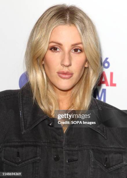 Ellie Goulding seen during the Capital FM Summertime Ball at Wembley Stadium in London.