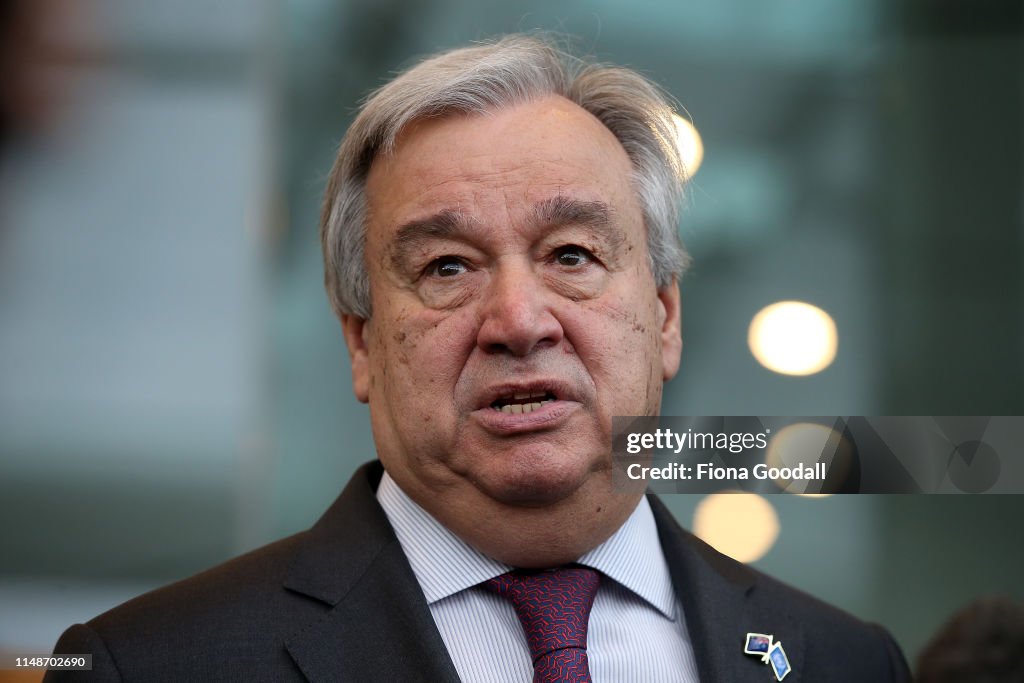 United Nations Secretary-General Antonio Guterres Visits New Zealand