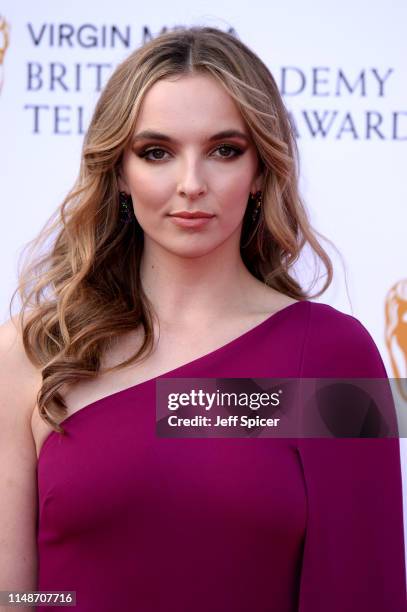 Jodie Comer attends the Virgin Media British Academy Television Awards 2019 at The Royal Festival Hall on May 12, 2019 in London, England.