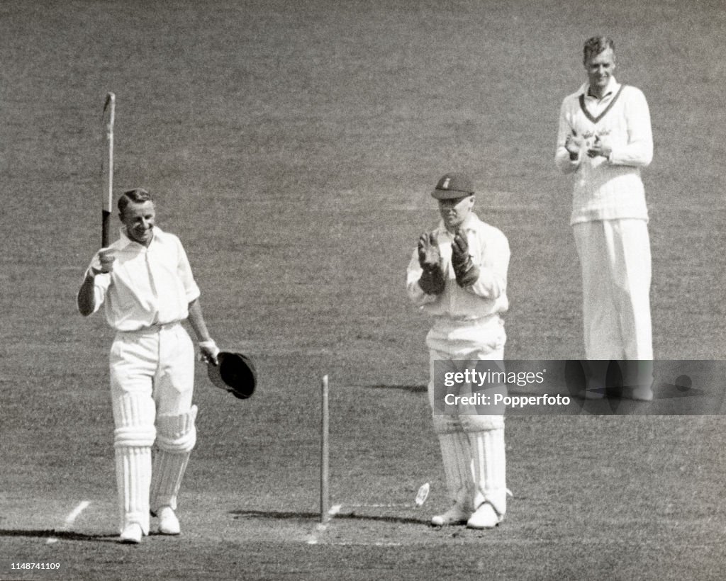 Don Bradman Scores A Test Match Double-Century