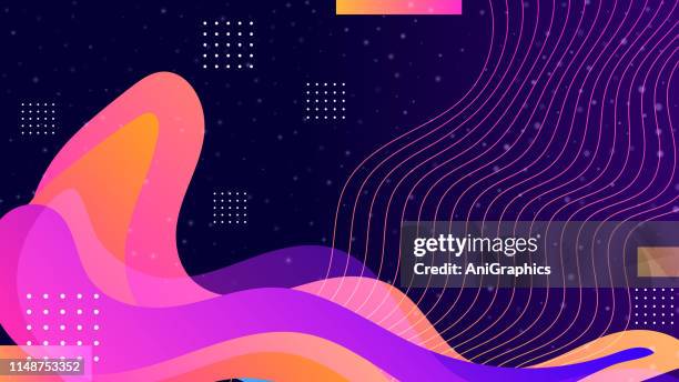 stockillustraties, clipart, cartoons en iconen met geometrische vormen achtergrond - waterschade