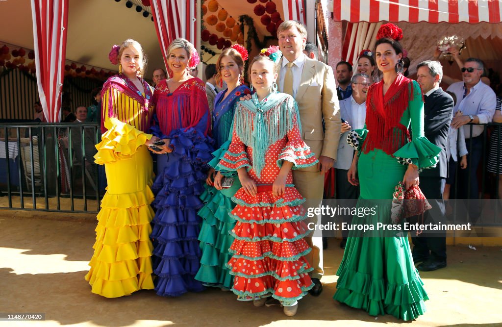 King Willem-Alexander and Queen Maxima of the Netherlands attend `Feria de Sevilla´