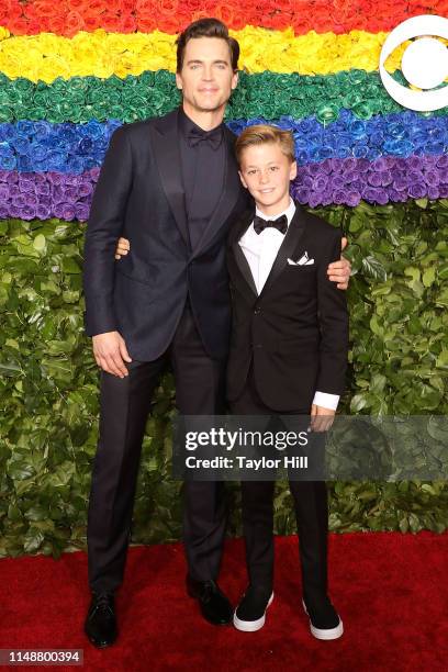 Matt Bomer and Henry Halls attend the 2019 Tony Awards at Radio City Music Hall on June 9, 2019 in New York City.