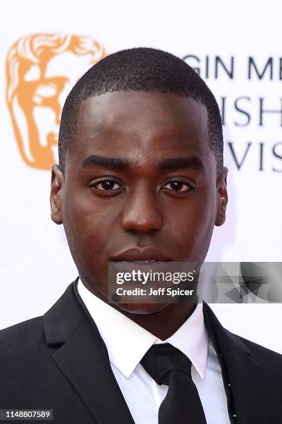 Ncuti Gawa attends the Virgin Media British Academy Television Awards 2019 at The Royal Festival Hall on May 12, 2019 in London, England.