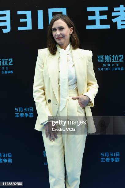 American actress Vera Farmiga attends a press conference of film 'Godzilla: King of the Monsters' on May 13, 2019 in Beijing, China.