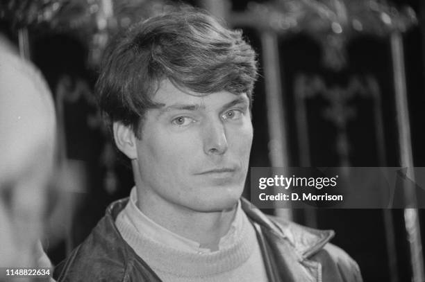 American actor Christopher Reeve , UK, 20th January 1984.