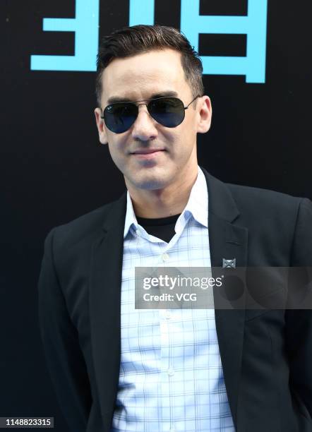 American film director Michael Dougherty attends a press conference of film 'Godzilla: King of the Monsters' on May 13, 2019 in Beijing, China.