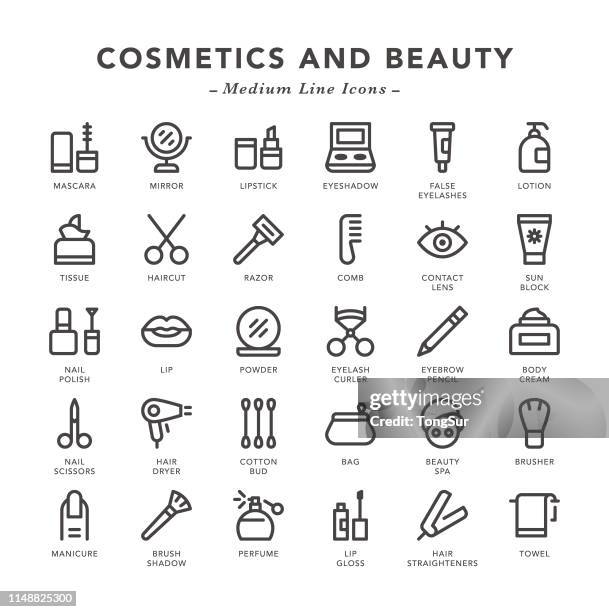 kosmetik und schönheit-mittelzeileninsen - kontaktlinse stock-grafiken, -clipart, -cartoons und -symbole