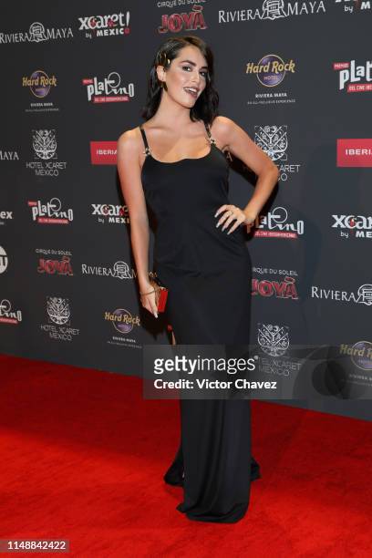 Lali Esposito attends the red carpet of the Premios Platino 2019 at Occidental Xcaret Hotel on May 12, 2019 in Playa del Carmen, Mexico.