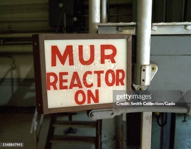 Mock-Up Reactor sign at the Plum Brook Station, John H Glenn Research Center at Lewis Field, Cleveland, Ohio, 2001. Image courtesy National...