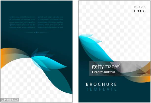 brochure template - template stock illustrations