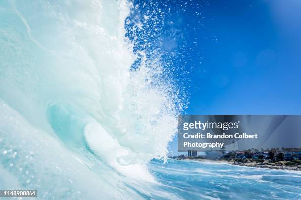 ocean waves - la jolla stock-fotos und bilder