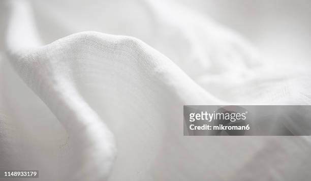 fabric texture background. - bedclothes fotografías e imágenes de stock