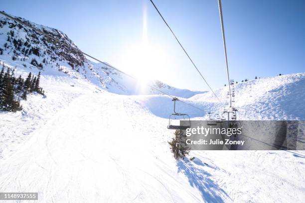 skiing whistler - whistler village stock pictures, royalty-free photos & images