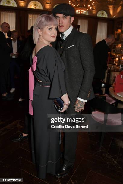 Kelly Osbourne and Jimmy Q attend the British GQ LFWM dinner hosted by Dylan Jones and Liam Payne with HUGO during London Fashion Week Men's June...