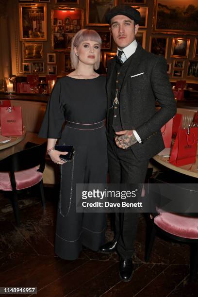 Kelly Osbourne and Jimmy Q attend the British GQ LFWM dinner hosted by Dylan Jones and Liam Payne with HUGO during London Fashion Week Men's June...
