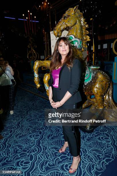 Actress Lola Dewaere attends the "31eme Nuit des Molieres" at "Les Folies Bergeres" on May 13, 2019 in Paris, France.