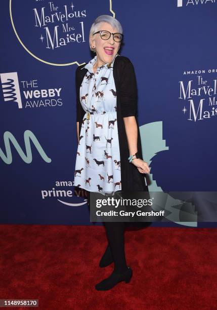 Comedian Lisa Lampanelli attends the 2019 Webby Awards at Cipriani Wall St. On May 13, 2019 in New York City.