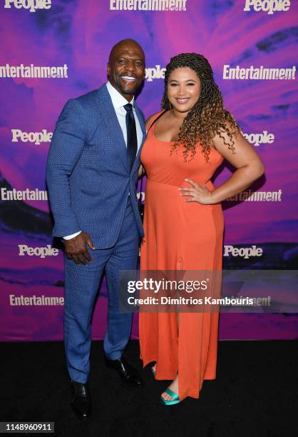 Terry Crews and Azriel Crews attend the Entertainment Weekly & PEOPLE New York Upfronts Party on May 13, 2019 in New York City.
