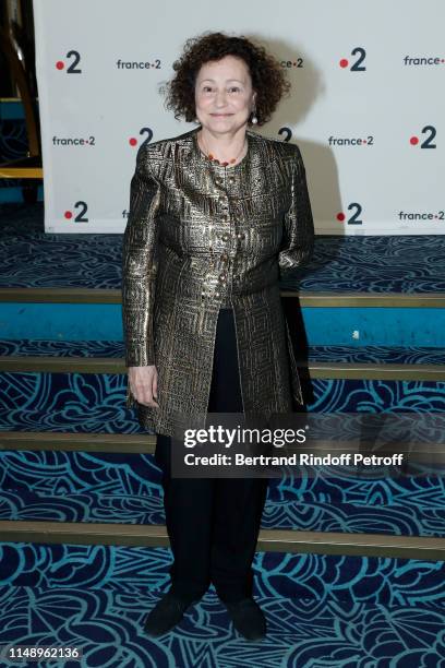 Catherine Arditi attends the "31eme Nuit des Molieres" at "Les Folies Bergeres" on May 13, 2019 in Paris, France.