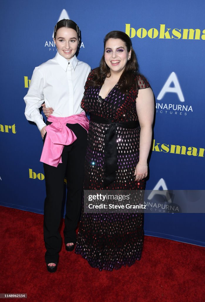 Kaitlyn Dever and Beanie Feldstein attend the LA special screening of