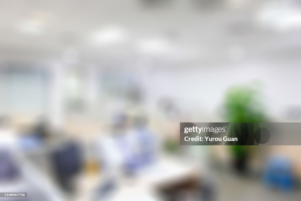 Defocus effect of modern business office background,Zhongshan,Guangdong,China.