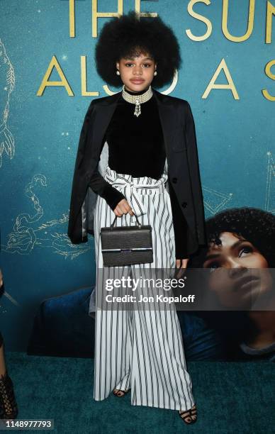 Briana Roy attends the World Premiere Of Warner Bros "The Sun Is Also A Star" at Pacific Theaters at the Grove on May 13, 2019 in Los Angeles,...