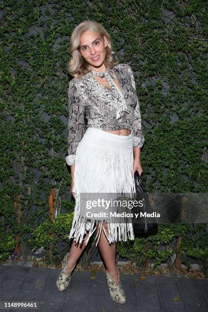 Malillany Marin poses for photos during the presentation of new soap opera ''Esta historia me suena' on May 13, 2019 in Mexico City, Mexico.