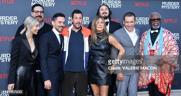 Cast and crew of the Netflix film Murder Mystery arrive to attend News  Photo - Getty Images