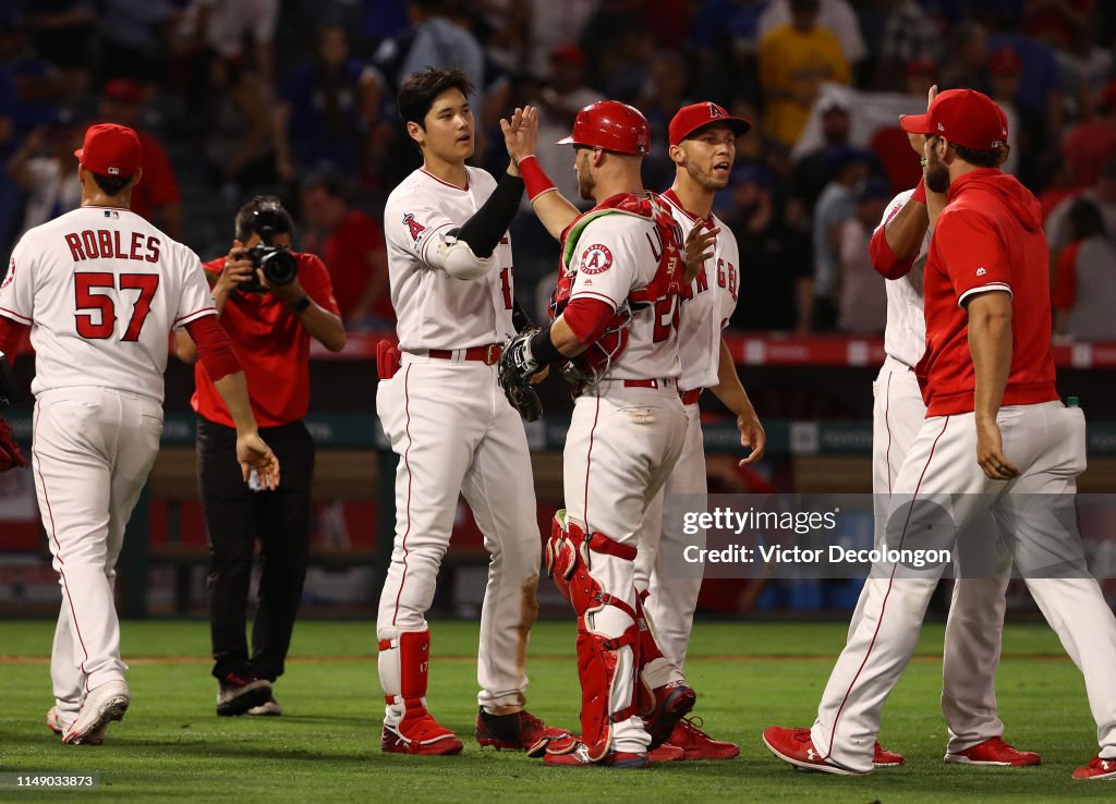 Los Angeles Dodgers v Los Angeles Angels of Anaheim