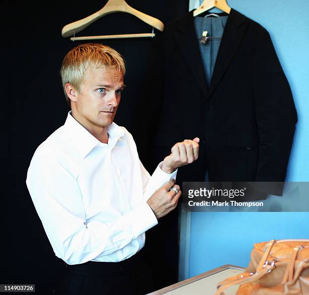 Heikki Kovalainen of Finland and Team Lotus attends the Amber Fashion Show held at the Meridien Beach Plaza on May 27, 2011 in Monte Carlo, Monaco.