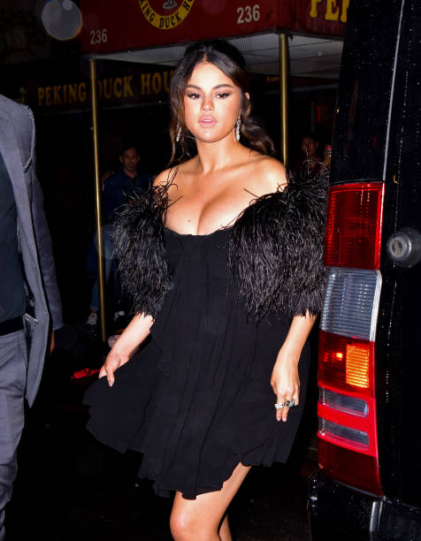 Selena Gomez leaves Peking Duck House on June 10, 2019 in New York City.