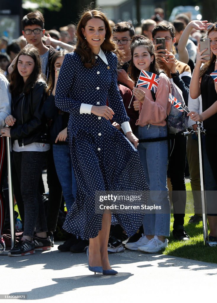 The Duchess Of Cambridge Visits Bletchley Park D-Day Exhibition