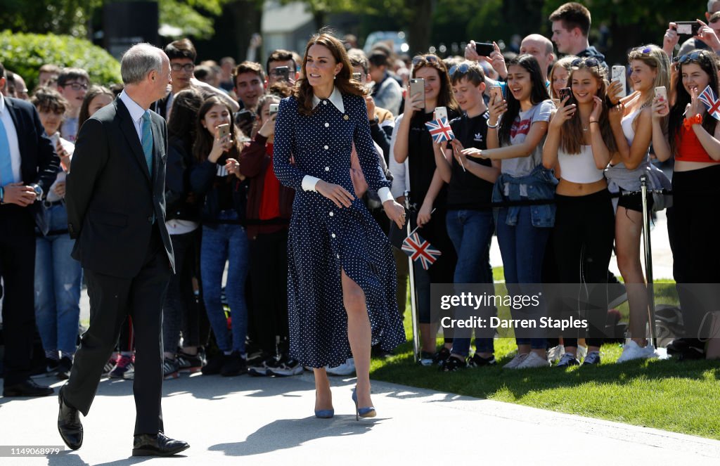 The Duchess Of Cambridge Visits Bletchley Park D-Day Exhibition