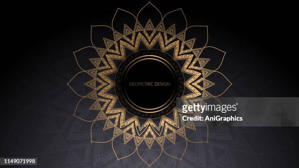 geometric design patterns background - arabic style stock illustrations