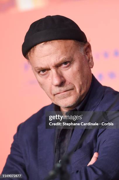 Enki Bilal attends the Jury Press Conference during the 72nd annual Cannes Film Festival on May 14, 2019 in Cannes, France.