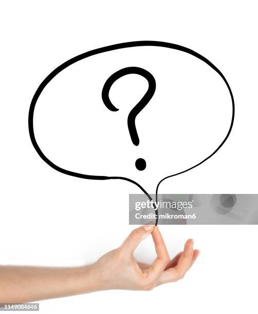 Question Mark Bubble Photos and Premium High Res Pictures - Getty Images