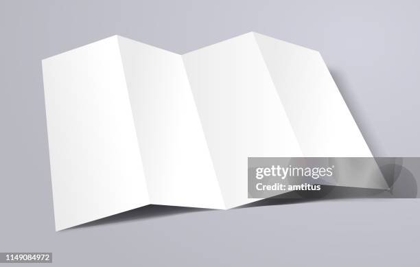 brochure template - press release stock illustrations