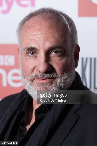 Kim Bodnia attends the "Killing Eve" Series Two premiere at Curzon Soho on May 14, 2019 in London, England.