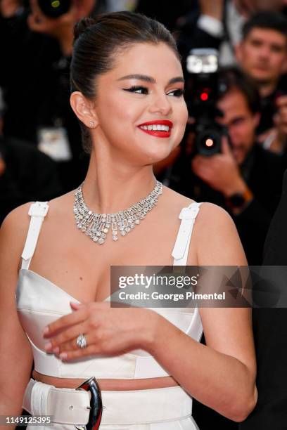 Selena Gomez attends the opening ceremony and screening of "The Dead Don't Die" during the 72nd annual Cannes Film Festival on May 14, 2019 in...