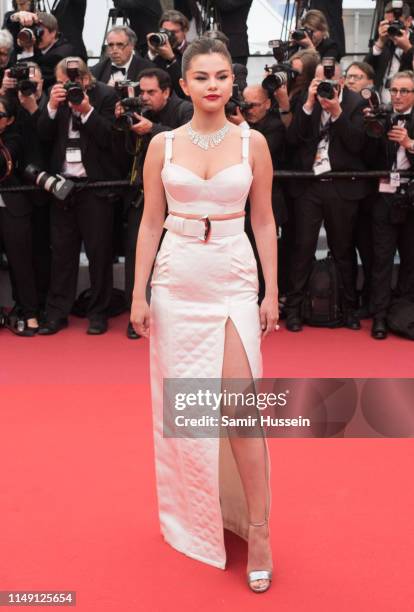 Selena Gomez attends the opening ceremony and screening of "The Dead Don't Die" during the 72nd annual Cannes Film Festival on May 14, 2019 in...