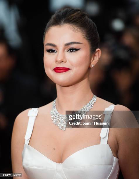 Selena Gomez attends the opening ceremony and screening of "The Dead Don't Die" during the 72nd annual Cannes Film Festival on May 14, 2019 in...