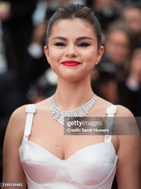 Selena Gomez attends the opening ceremony and screening of "The Dead Don't Die" during the 72nd annual Cannes Film Festival on May 14, 2019 in...