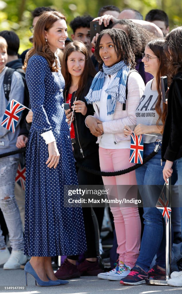 The Duchess Of Cambridge Visits Bletchley Park D-Day Exhibition